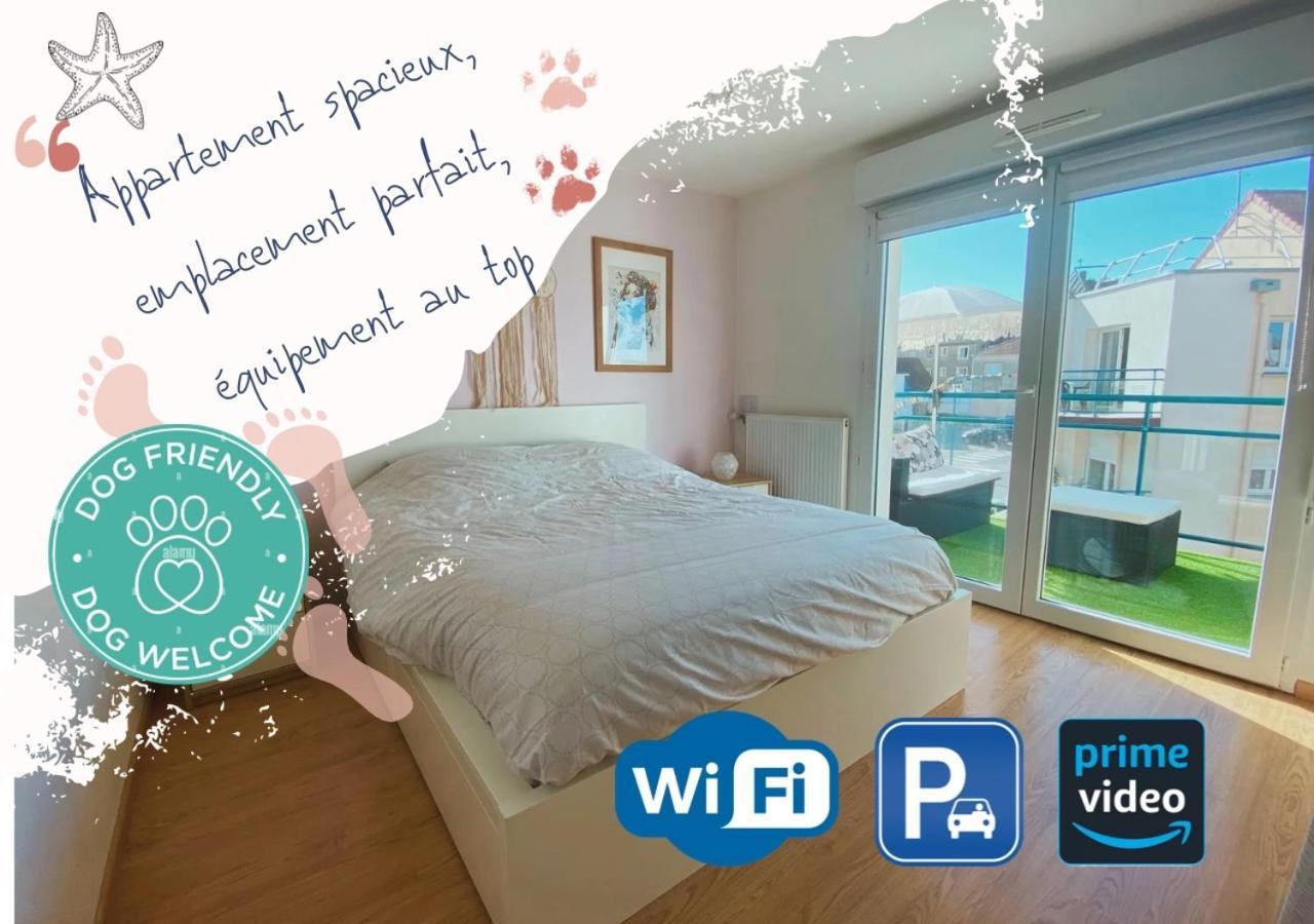 Fl'Heurt De Mer Appartement Au Pied De La Plage, Vue Mer Le Portel Exterior foto